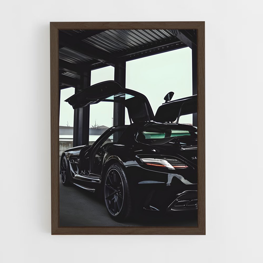 Poster superbe Sls amg gt – affiche Mercedes (vue 5)